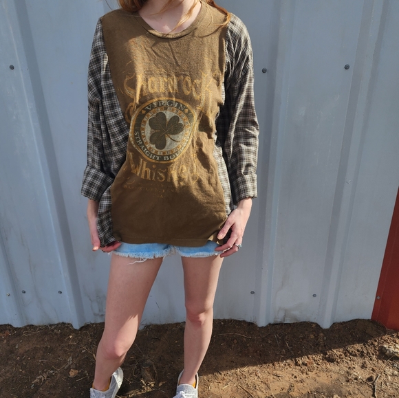 Shamrock Whiskey Flannel Rework - Picture 4 of 8